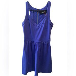 CYNTHIA ROWLEY blue dress with pockets size 4